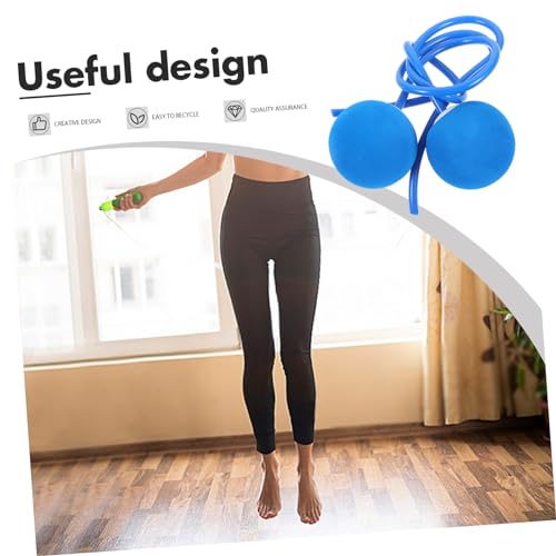 1 Pair Ropeless Ball Skipping Rope Fitness Skipping Rope Ball Cordless Ball Fitness Jump Rope Ball - color: Blue
