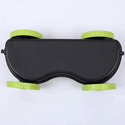 Abdominal Multifunctional Exercise Equipment Ab Wheel Roller with Resistance Bands Knee Mat Waist Slimming Trainer at Home Gym