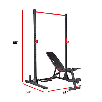 CAP Barbell Power Racks and Attachments - style: Power Rack and Bench Combo