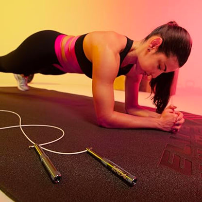 Speed Rope Jump Rope Bundle | 3 Cables for Indoor, Outdoor & Tricks | Made in USA | Premium Speed Jump Rope for Fitness w/Aluminium 6.5" Long Handles | Versatile Workout Jump Rope for Cardio Training