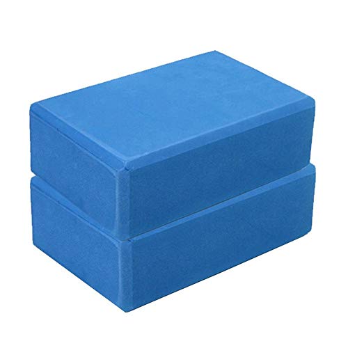 Yoga Blocks 2 Pack Supportive Latex-Free EVA Foam Yoga Blocks Set,9"x6"x3" High Density Non-Slip Surface Lightweight Yoga Block for Meditation Exercise Pilates Stretching - color: Orange
