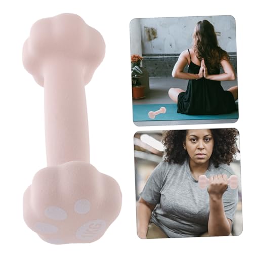 Pink Coated Dumbbell for Women Hand Weights Non-slip Vinyl Home Workout Equipment for Strength Training and Arm Shaping Lightweight Fitness Dumbbells for Beginners and Advanced