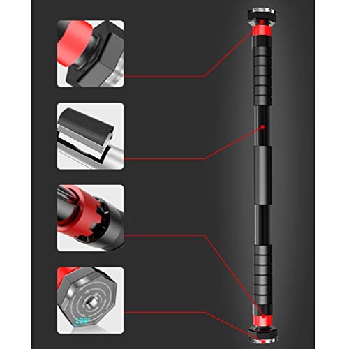 GUOYANHOME Horizontal Bar, No Screw/Portable Family Fitness Bar, Men and Women Muscle Strengthening Training Equipment, Load 150KG, 60-150CM - size: 100-150cm