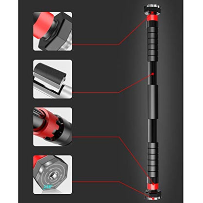 GUOYANHOME Horizontal Bar, No Screw/Portable Family Fitness Bar, Men and Women Muscle Strengthening Training Equipment, Load 150KG, 60-150CM - size: 100-150cm