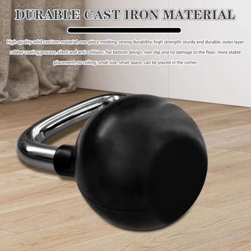 Kettle Bells Women Men's Fitness Training Kettlebell, Professional Gym Sports Cast Iron Dumbbell, Swing/Squat/Lift, Silent Anti-Collision(18kg)
