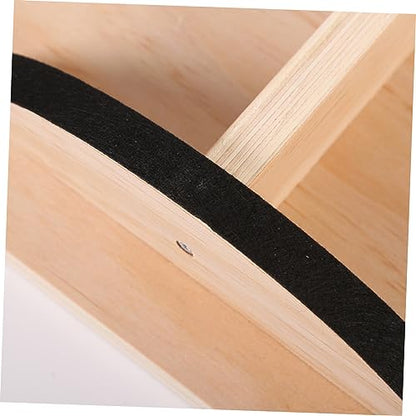 BESPORTBLE Wobble Board for Home Twist Balance Training Mat Advertising Board Barbell Pad Steel Slant Board Skim Board Rack Signs Puzzle Board Poster Board Adjustable Dumbbell Sport Wooden