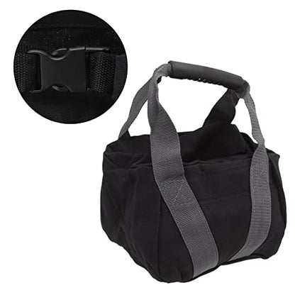 Workout Sandbag with Ergonomic Handle, Tear Canvas Training Sandbag, Adjustable Weight 0-25lbs for Fitness Exercise, Durable Weightlifting Sandbag for Home Gym and Outd