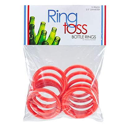 12 Pack Small Ring Toss Rings with 2.5" in Diameter