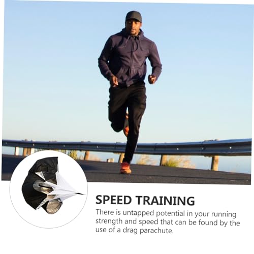 LIOOBO 2pcs Drag Parachute Soccer Parachute Resistance Parachute Running Parachute Exercise Machines Training