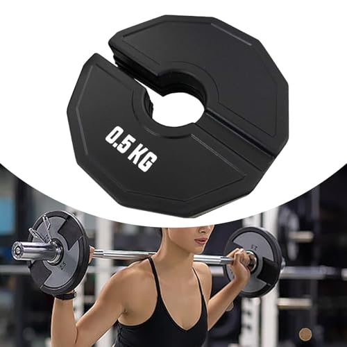 Fractional Weight Plate Dumbbell Fractional Weight Plate Barbell Micro Plate Kettlebell Compact Rubber Plate Progressive Overload Portable Design, 0.5kg