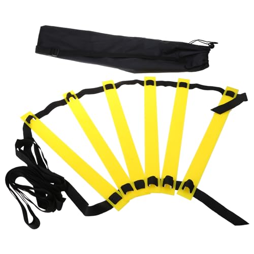 Agility Speed Ladder Soccer Ball Football Flexibility Training and Carry Bag for Adults Sport Equipment Set Football Exercise - color: 3 meters 6 knots