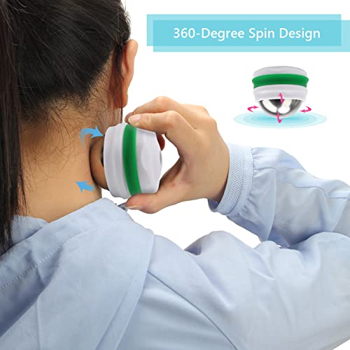 Cold Massage Roller Ball, Cold Therapy Relief, Free Rolling Removable Gel Ball Deep Tissue Massage Pain Relief, Great Tool for Back/Neck Pain, Muscles Recovery and Inflammation