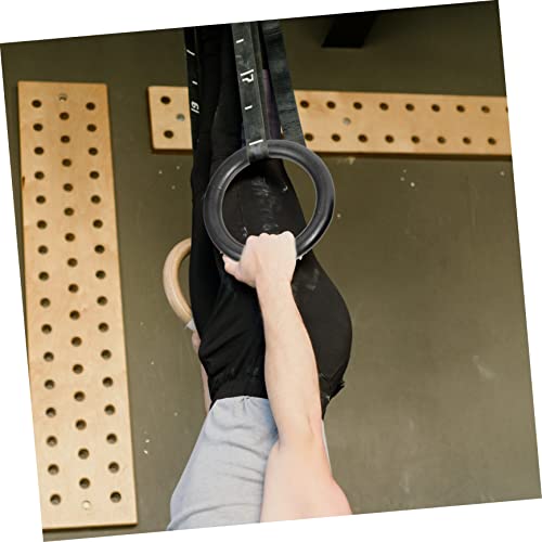 2pcs Adjustable Small Gymnastics Rings with Durable Webbing Versatile Fitness Equipment for Home and Gym Use for Strength Training and Calisthenics