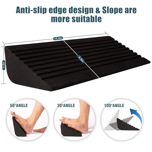 Ankle Balance Boards,Ankle Strengthener,Calf Stretcher,Achilles Stretcher,Slant Board for Calf Stretching,Calf Stretcher for Physical Therapy Equipment Plantar Fasciitis,Achilles Tendonitis