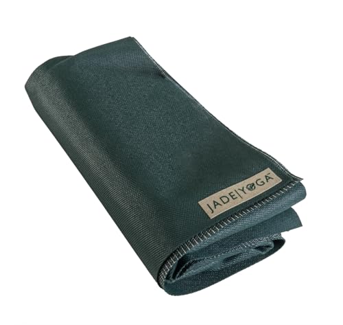JadeYoga Voyager Yoga Mat - Lightweight & Portable Rubber Yoga Mat - Non-Slip Exercise Mat for Women & Men - Great for Yoga, Home Workout, Gym Fitness, Pilates, Stretching, and More