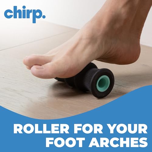 Chirp Foam Roller for Foot Massage and Pain Relief, Wheel+ 2" Foot Roller