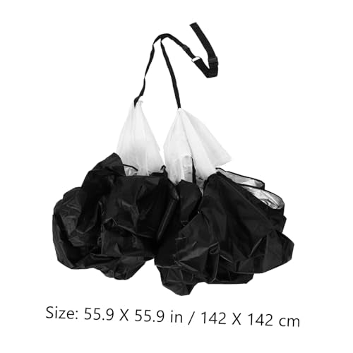 Sosoport Resistance Parachute for Speed Training Adjustable Dual Running Gear for Athletes Endurance Performance Enhancement Suitable for Football Track Training