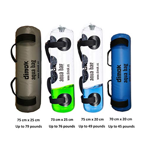 Workout Sand Bag Water Aqua Bag Training Weight Bag Military Sandbag for Fitness 45-80 LBS - Full Body Heavy Equipment