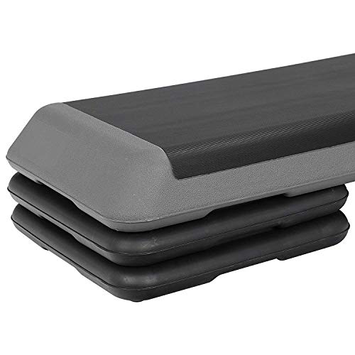 HomGarden 28.15" & 43" Adjustable Workout Aerobic Stepper in Fitness & Exercise Step Platform Trainer Stepper
