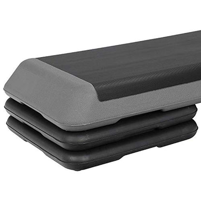 HomGarden 28.15" & 43" Adjustable Workout Aerobic Stepper in Fitness & Exercise Step Platform Trainer Stepper