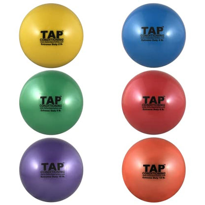 Tap® Pummel Ball - No-Bounce Slam Ball - Dissipative Kinetic Power Trainer - Explosive Core & Ballistic Strength - Volleyball-Sized High-Impact Gym Ball