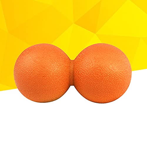 ARTIBETTER Peanut Massage Ball Double Massage Ball Mobility Ball Deep Tissue Massage Tool for Physical Therapy Muscle Relaxer Myofascial Release (Orange)