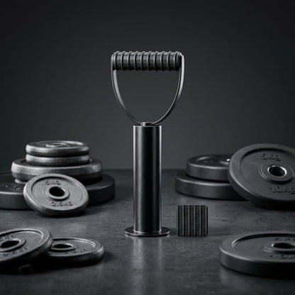 Qianly Plate-Loaded Kettlebell Grip Compact Kettlebell Handle Converter Construction Exercise Gear