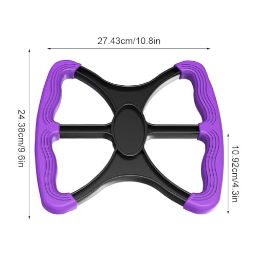 Lift Assists Standing Aid-Handicap Bar with No-Slip Grip Handles, Portable Contact Grip Lift Assist Foot Standing Mobility Aid, Help Elderly Seniors Handicapped Transfer Assistant(Purple)