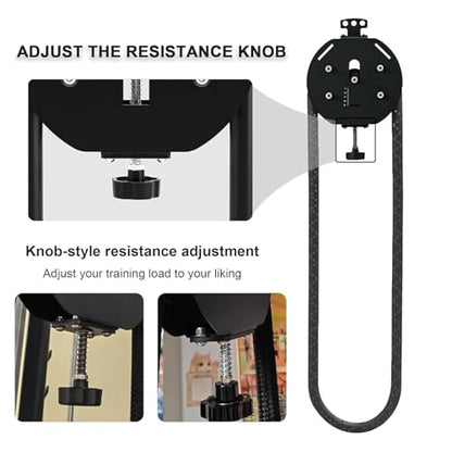 Endless Rope Trainer, Suspension Resistance Trainer Machine with Adjustable Resistance, 14 Ft Closed-Loop Nylon Rope, Pulley System for Home Gym Interval Resistance - color: Red