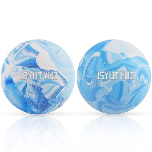 Lacrosse Massage Balls for Myofascial Release, SGS Certification, Massage Deep Tissue for Shoulder and Back, Trigger Point Therapy, Plantar Yoga Balls，Set of 2 Balls