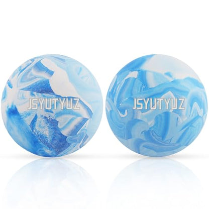 Lacrosse Massage Balls for Myofascial Release, SGS Certification, Massage Deep Tissue for Shoulder and Back, Trigger Point Therapy, Plantar Yoga Balls，Set of 2 Balls