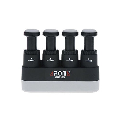 Finger Strengthener,4 Tension Adjustable Hand Grip Exerciser Ergonomic Silicone Trainer for Guitar,Piano,Trigger Finger Training, Arthritis Therapy and Grip, Rock climbing (AHF-03)