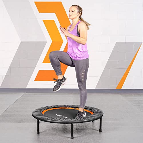 FORZA Mini Exercise Trampoline [40in] | Premium Cardio Fitness Trampette for Home & Gym Workouts, Ideal for Balance, Cardio & Coordination | Durable Steel Frame Springs