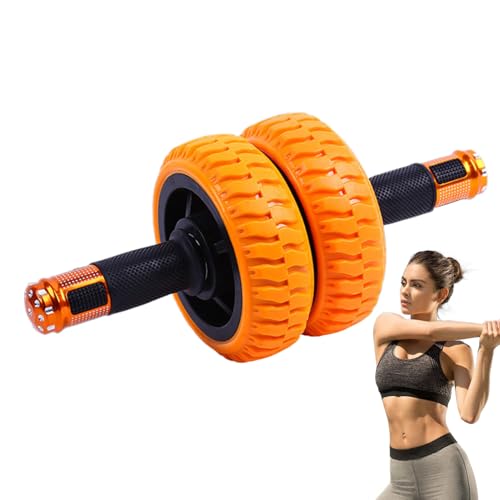 Ab Roller Wheel - 6 Inch Strength Training Home Gym Exercise Wheels,Core Workout Portable Workout Equipment for Beginner Travel Floor Office Outdoor Room