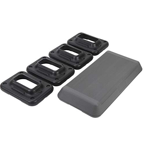 ZENY Exercise Aerobic Stepper Platform 28.5'' Adjustable Aerobic Step with 4 Risers, Fitness and Workout Stepper for Home Gym