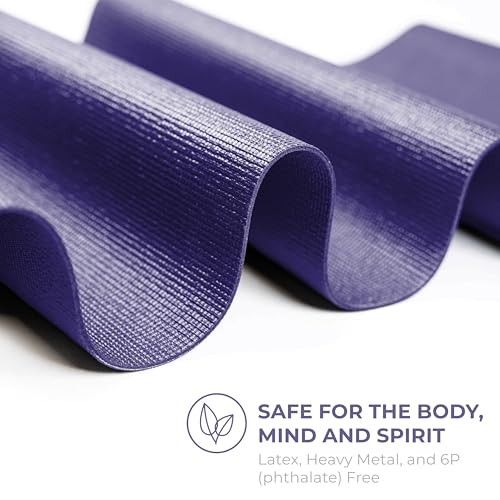 Voyage Yoga Mat, 10 Pack, 72" x 24" Professional Studio and Gym Bulk Yoga Mats, 5mm Thick, Durable, Anti-Tear, Non Slip Fitness and Exercise Mats - color: Assorted