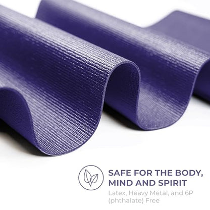 Voyage Yoga Mat, 10 Pack, 72" x 24" Professional Studio and Gym Bulk Yoga Mats, 5mm Thick, Durable, Anti-Tear, Non Slip Fitness and Exercise Mats - color: Assorted