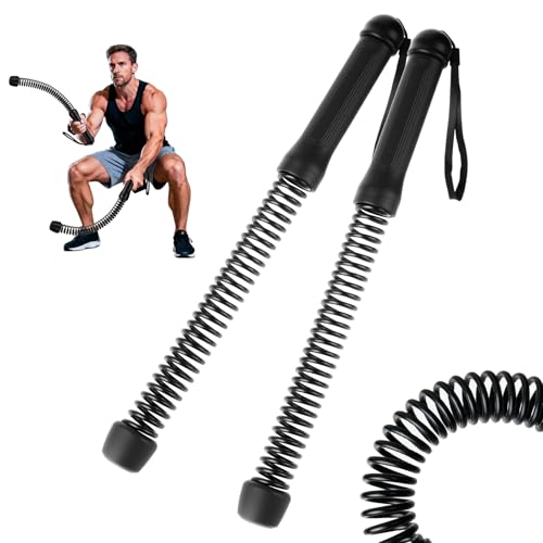Ropeless Battle Ropes — 1.76LB Weighted 2 Pack, Portable Cordless Training Ropes with Training Gloves for Home Gym HIIT Cardio, Quiet Equipment for Apartments, Men & Women (Black) - color: black