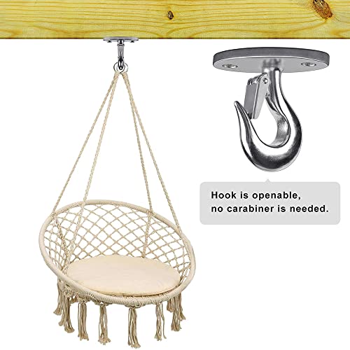 Dolibest Ceiling Anchor Mount for Yoga Swing Suspension, Resistance Band Wall Anchor, Body Weight Strength Training Systems, 2000LB Capacity, Stainless Steel,1PCS