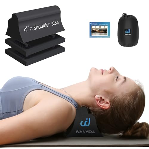 Neck and Shoulder Relaxer, Neck Stretcher Chiropractic Pillows for Pain Relief, Cervical Traction Device for Cervical Spine Alignment，FSA HSA Eligible