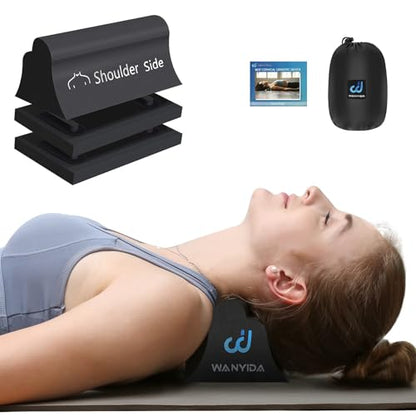 Neck and Shoulder Relaxer, Neck Stretcher Chiropractic Pillows for Pain Relief, Cervical Traction Device for Cervical Spine Alignment，FSA HSA Eligible