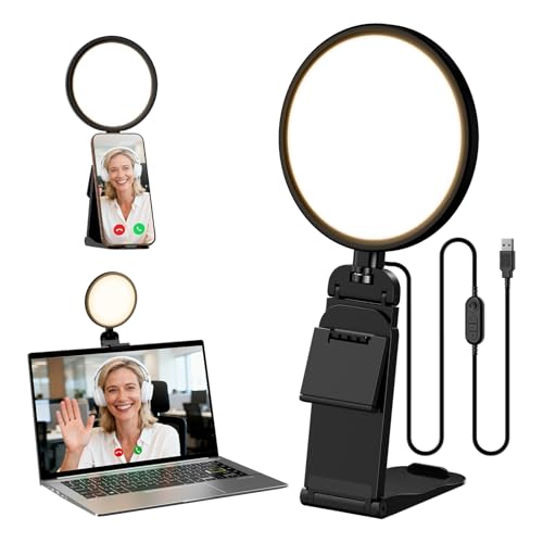 LitONES Ring Light for Computer, Eye-Care Lighting for Zoom Call, Streaming - color: BACK 1 PSC