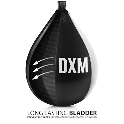Boxing Speed Bag - Leather Speed Bags - Punching Speed Ball - Exercise Workout MMA Speed Bag for Adults