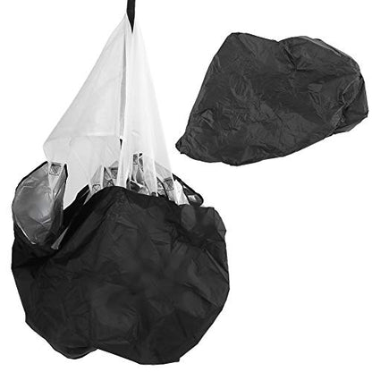 Adjustable Resistance Parachute Training Umbrella Speed Chute Drag Parachute for Running Football Track with Waist Belt 5-15kg Resistance Lightweight Carry Bag