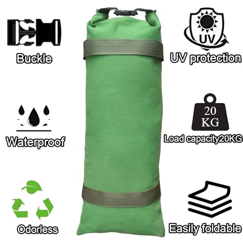 10 Pack Thick Canvas Flood Sandbags w/Handles Convenient for Flood Control