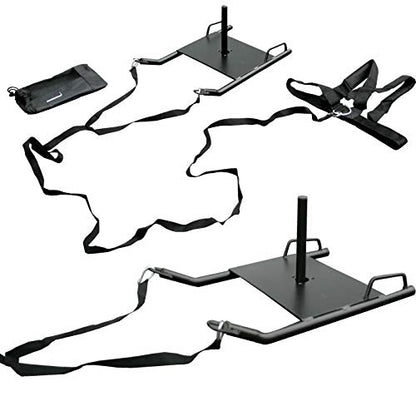 Power Speed Sled w/Harness Weighted Drag Sport Football Training Sled Padded Harness Trading Power Running Speed Sled Weighted Drag Sport Power Sled