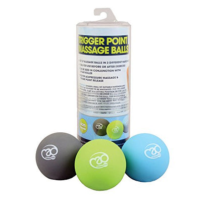 Fitness Mad FMTPM Trigger Point Massage Ball Set, Multicolour