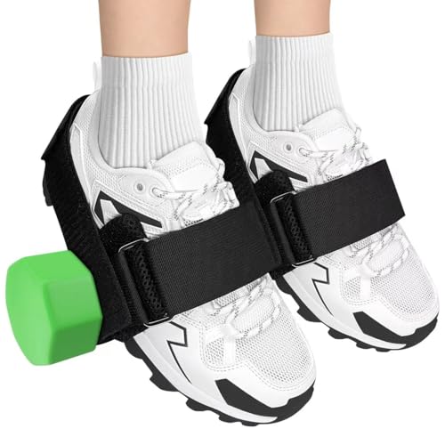 Dumbbell Foot Attachment- Adjustable Ankle Weights Strap for Leg Workouts, Home Gym Equipment - Perfect for Hamstring Curl, Shin Splint Relief, Monkey Feet Weight Lifting - Leg Weights for Men & Women - size: 7*9