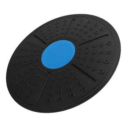 Plastic Balance Board, Non Slip Wobble Core Trainer with 360 Rotation for Stability Training, Full Body Exercises, Physical Therapy, Injury Recovery