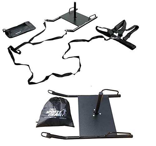Power Speed Sled w/Harness Weighted Drag Sport Football Training Sled Padded Harness Trading Power Running Speed Sled Weighted Drag Sport Power Sled